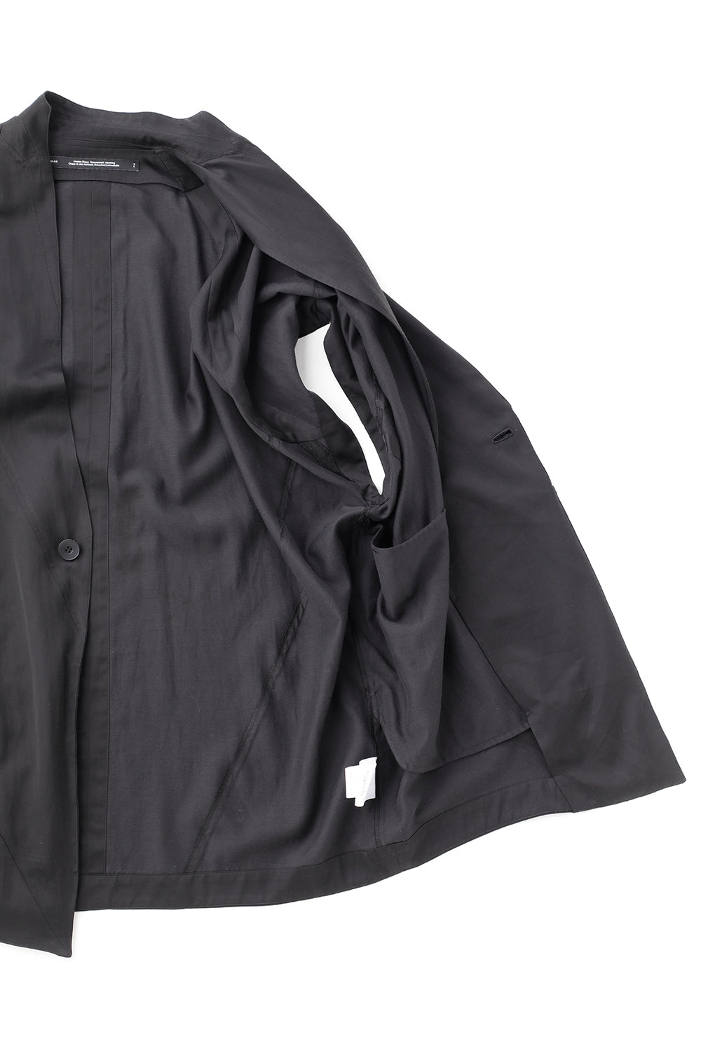 Cupro/Cotton/Linen Satin Short Sleeve Jacket