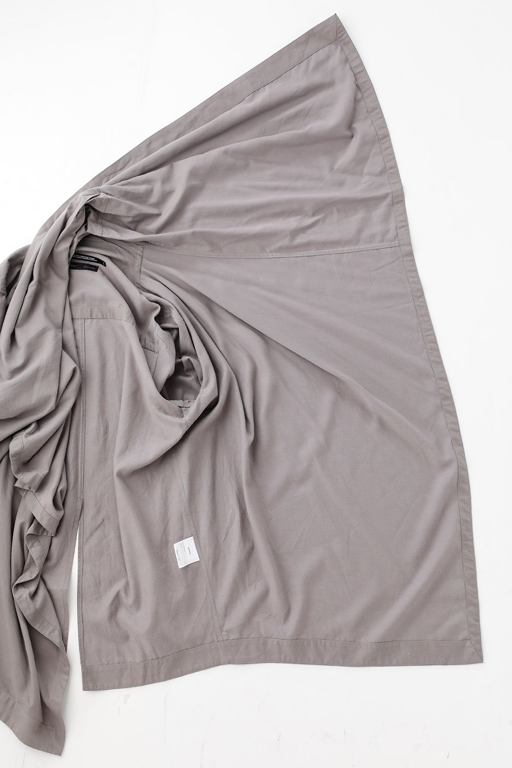 Rayon/Cotton Cloth Drape shirt Gray