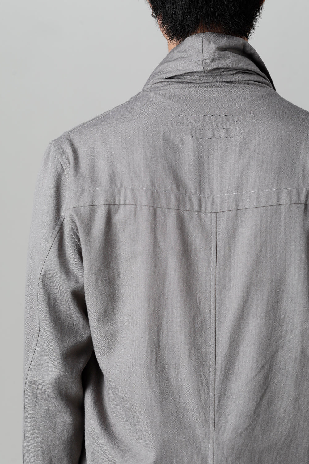 Rayon/Cotton Cloth Drape shirt Gray