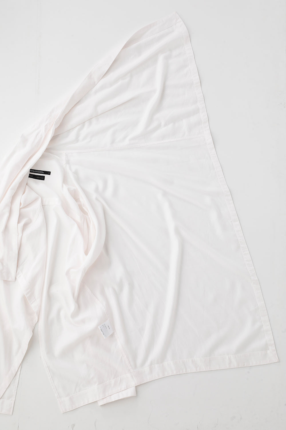 Rayon/Cotton Cloth Drape shirt Off White
