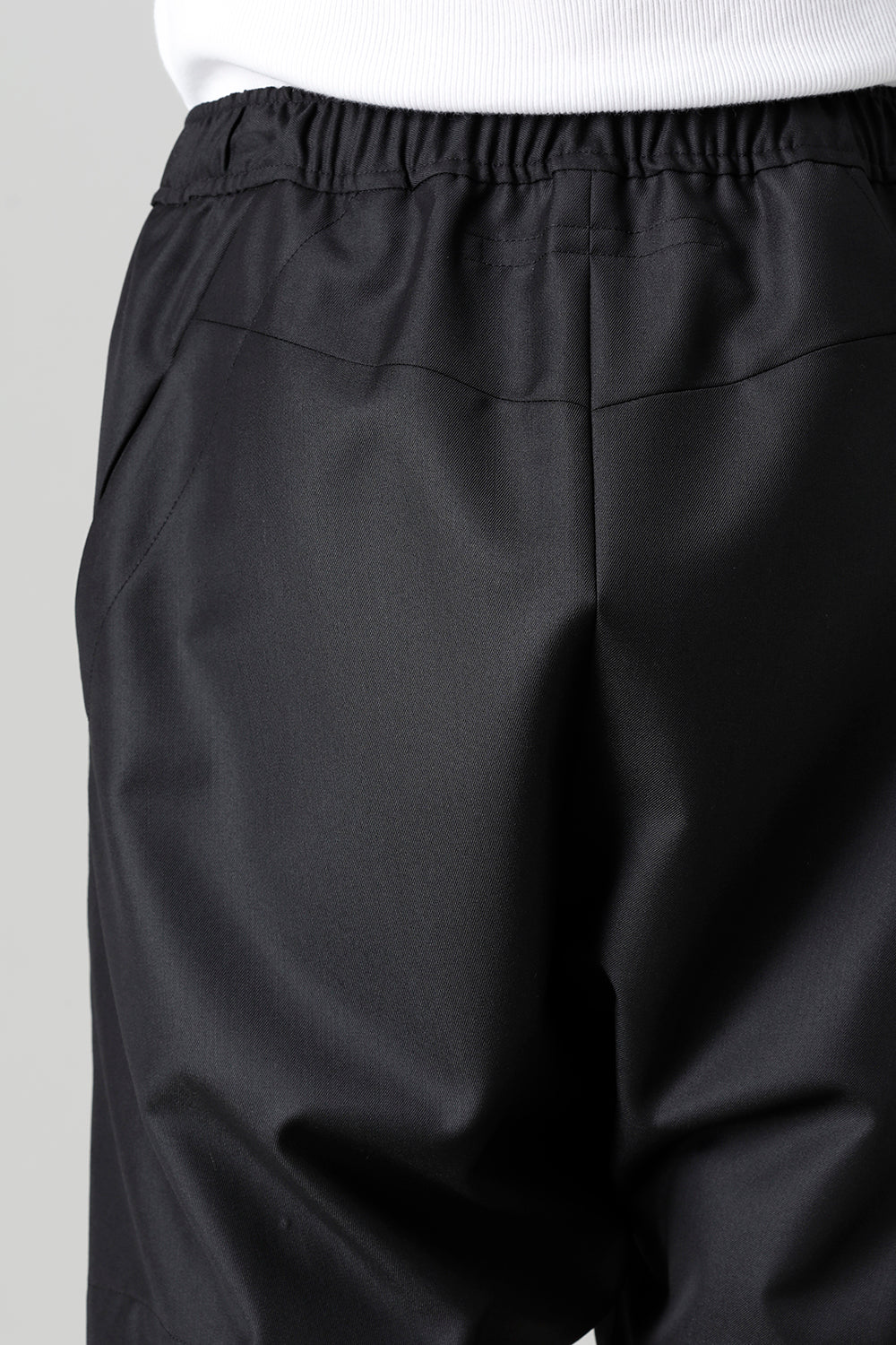 Wool/Polyester Gabardine Shorts