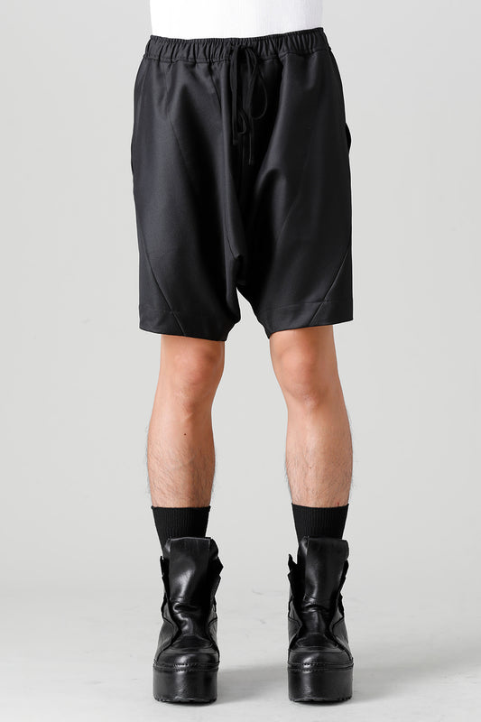 Wool/Polyester Gabardine Shorts