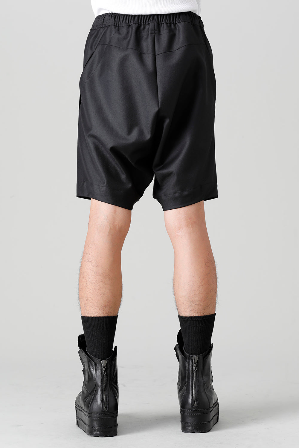 Wool/Polyester Gabardine Shorts