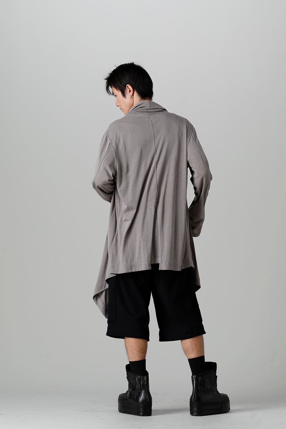 Cotton Sweat Cargo Shorts Black