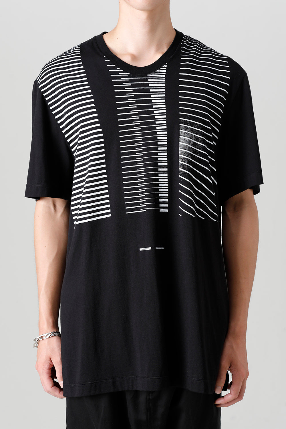 Cotton/Modal Jersey Print Short Sleeve T-Shirt