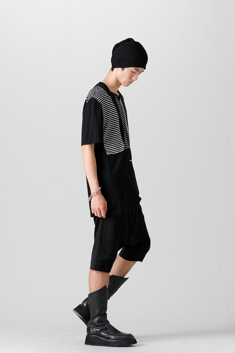 Cotton/Modal Jersey Print Short Sleeve T-Shirt