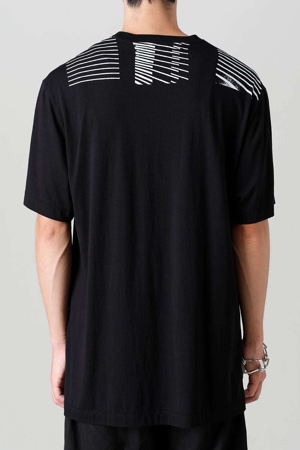 Cotton/Modal Jersey Print Short Sleeve T-Shirt