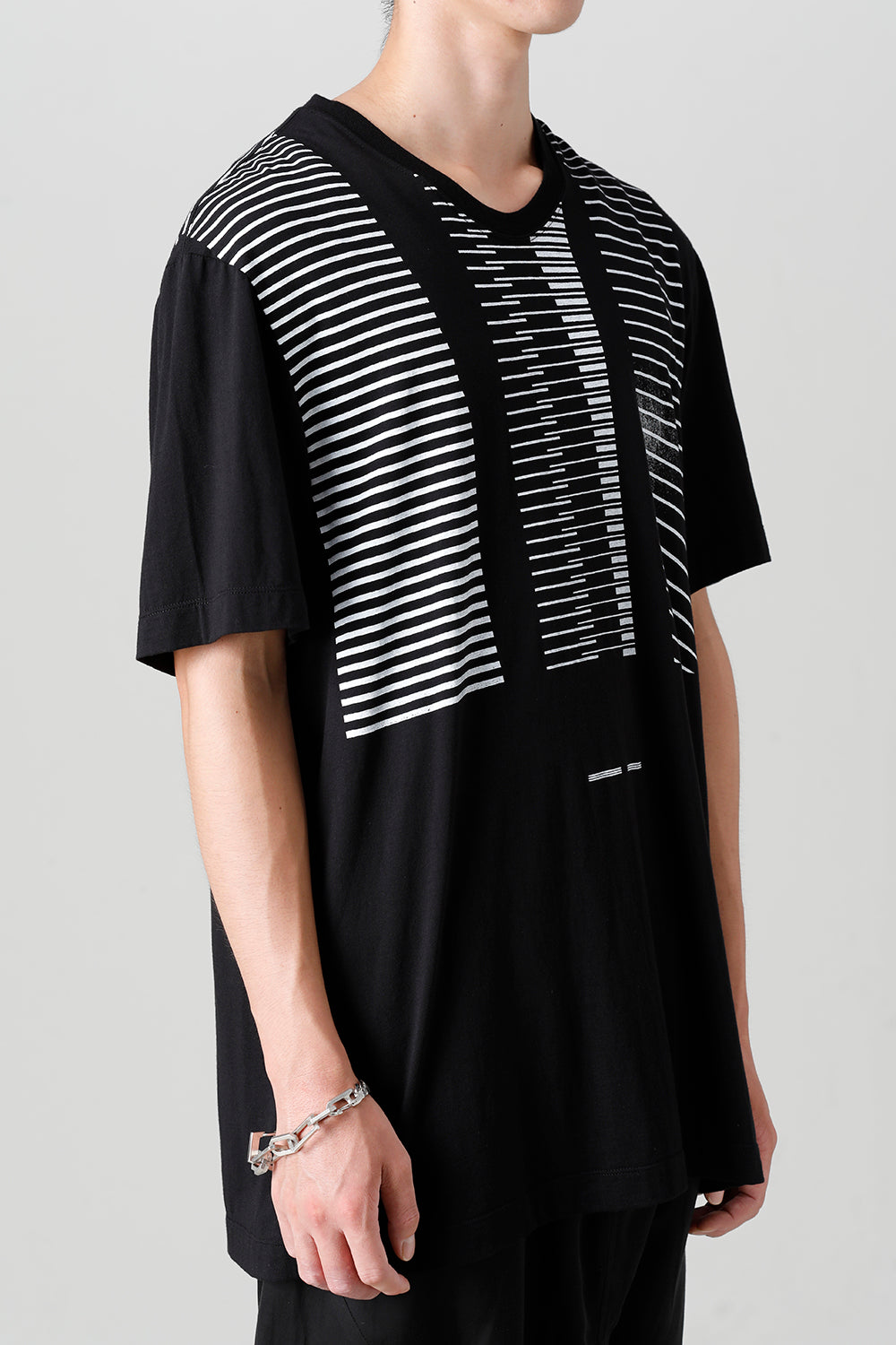 Cotton/Modal Jersey Print Short Sleeve T-Shirt