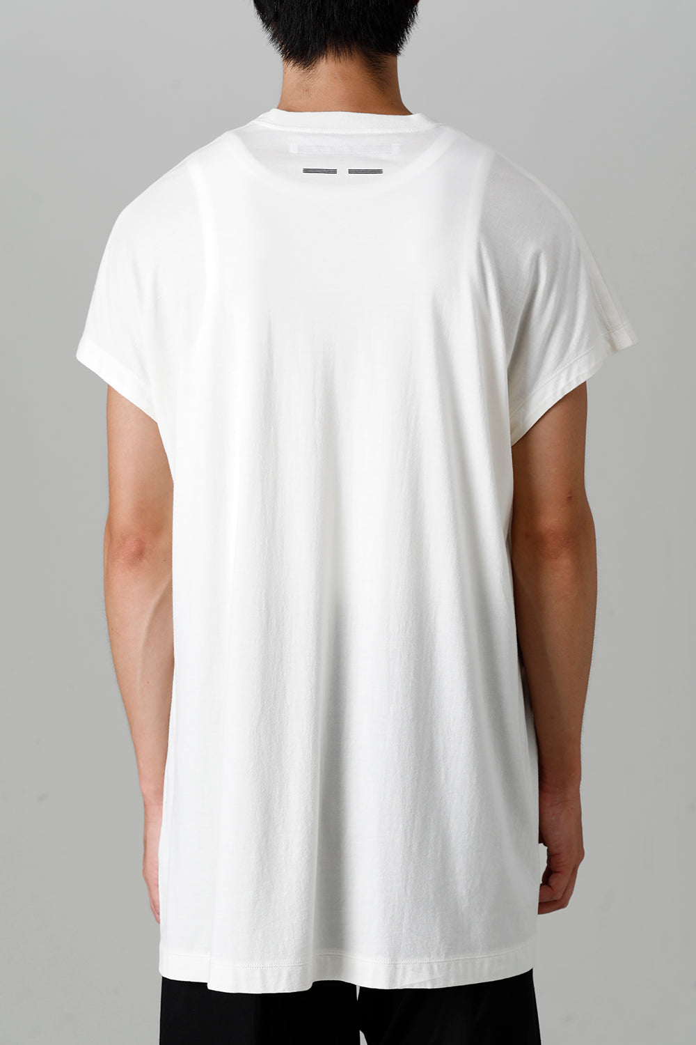 Cotton/Modal Jersey Front Print Short Sleeve T-Shirt Raw