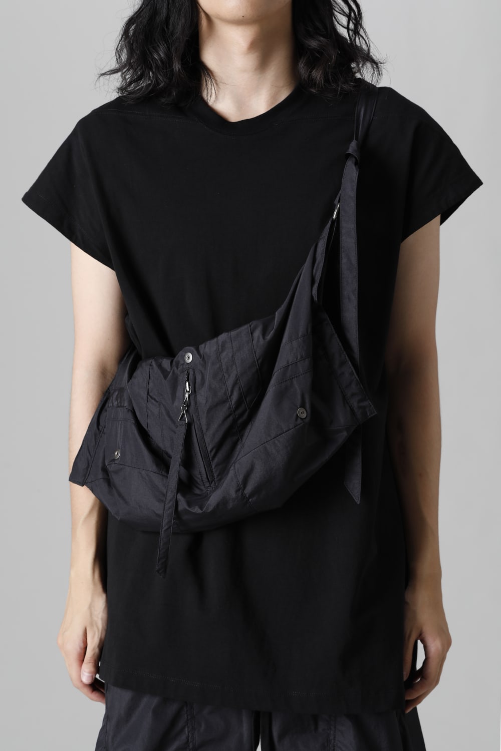 Nylon Silk Taffeta Shoulder Bag