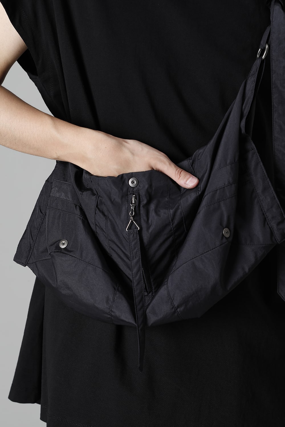 Nylon Silk Taffeta Shoulder Bag