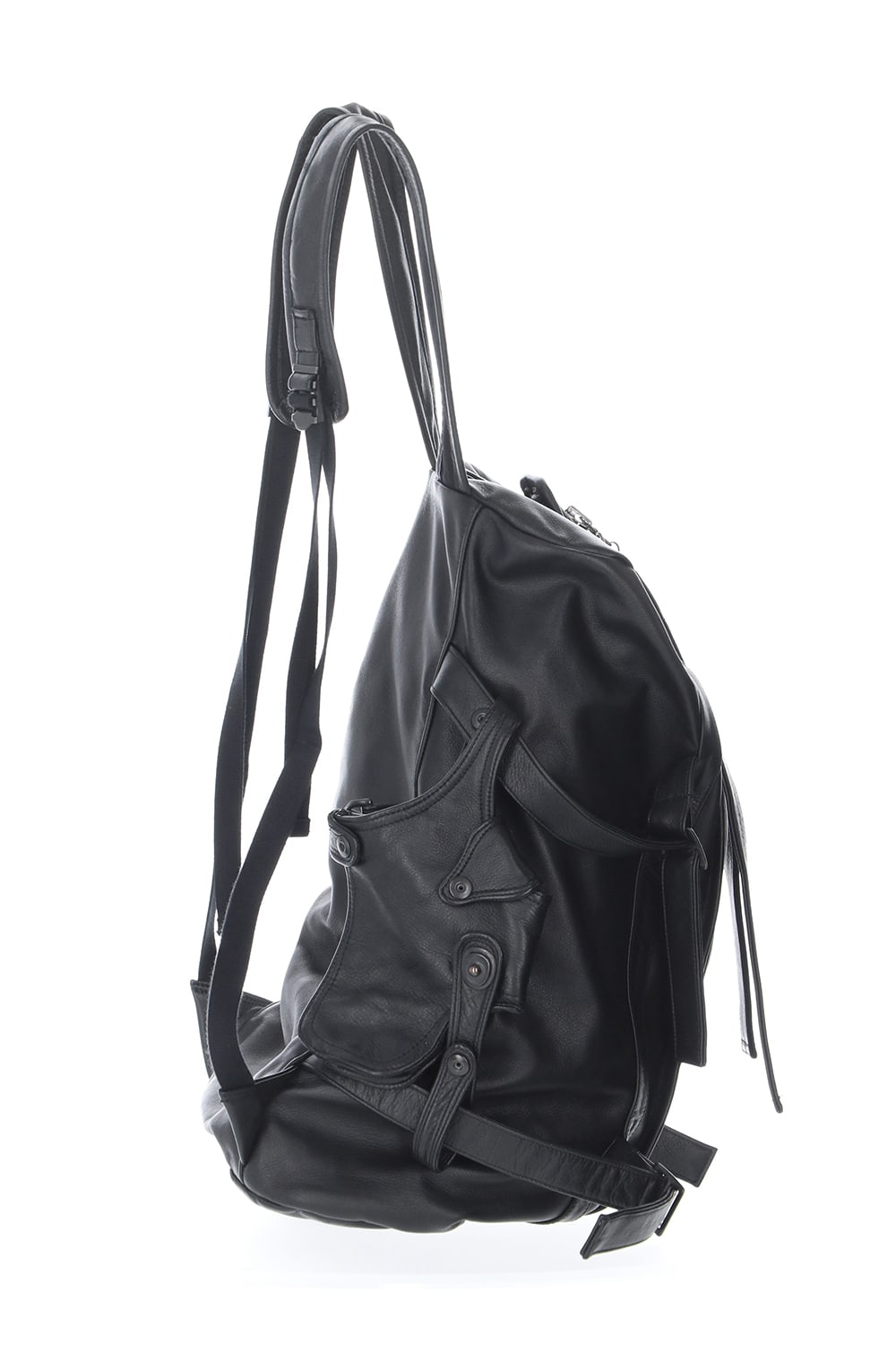 Cow Skin Back Pack Black