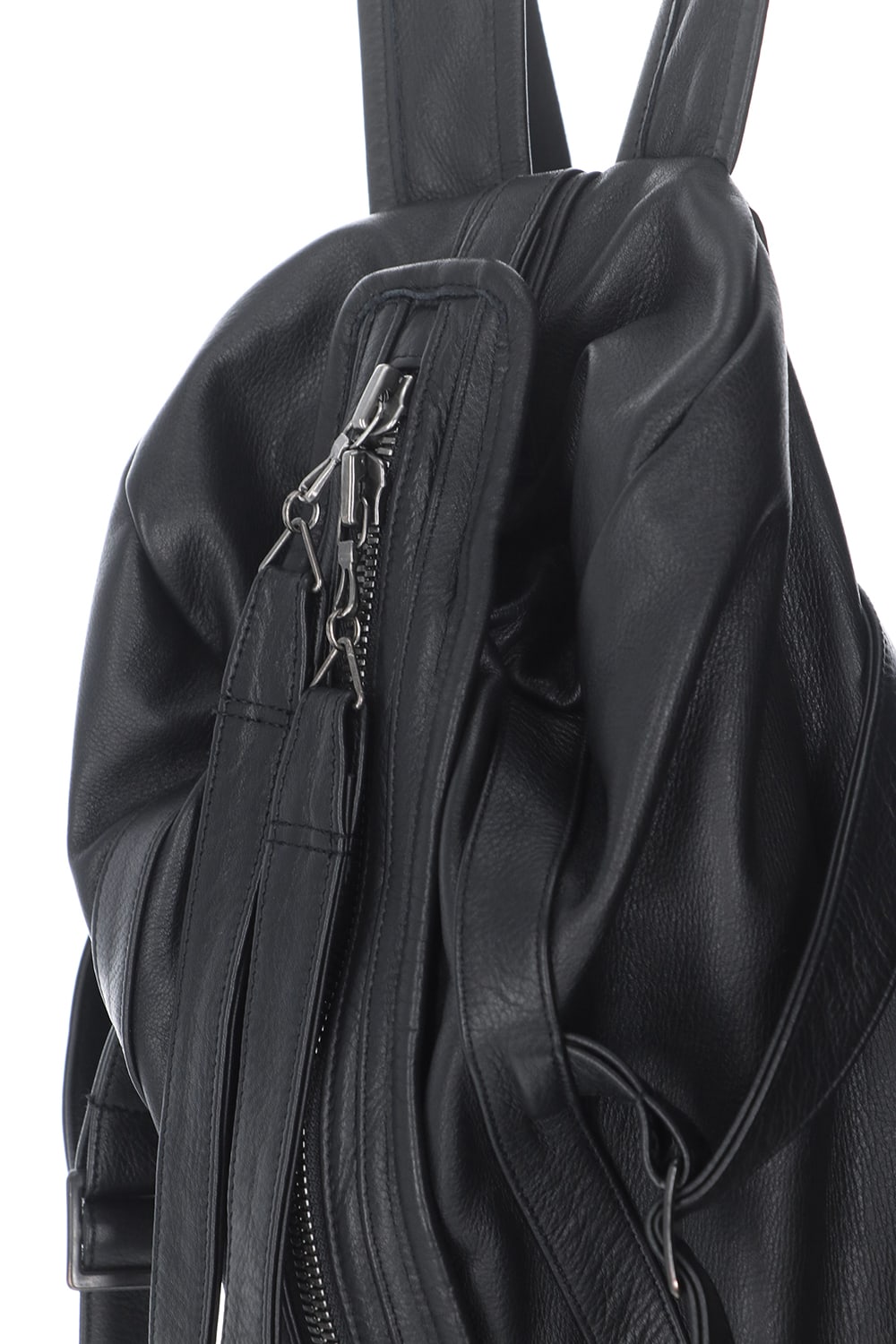 Cow Skin Back Pack Black