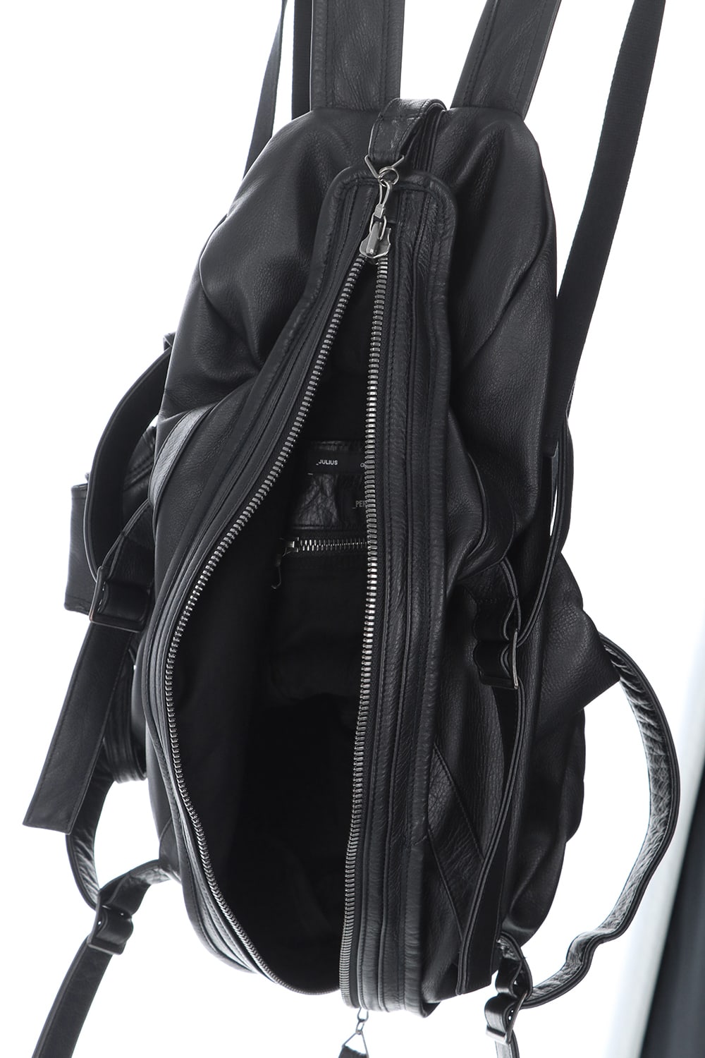 Cow Skin Back Pack Black