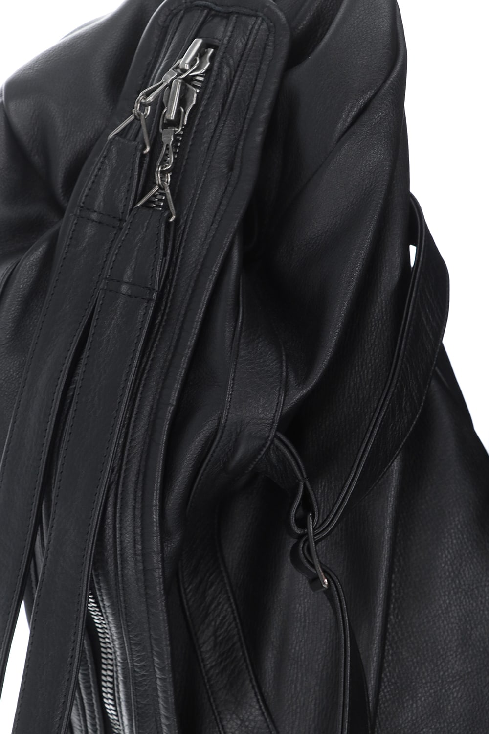 Cow Skin Back Pack Black