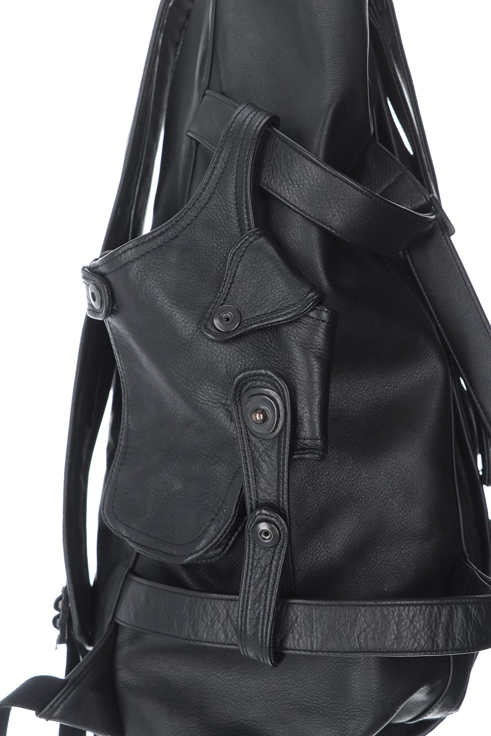 Cow Skin Back Pack Black