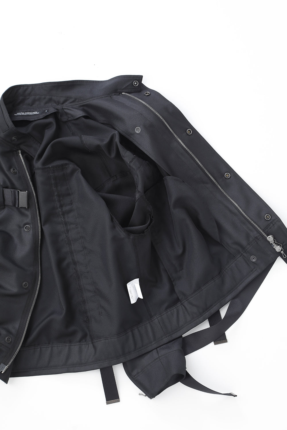 Polyester Twill Blouson Black
