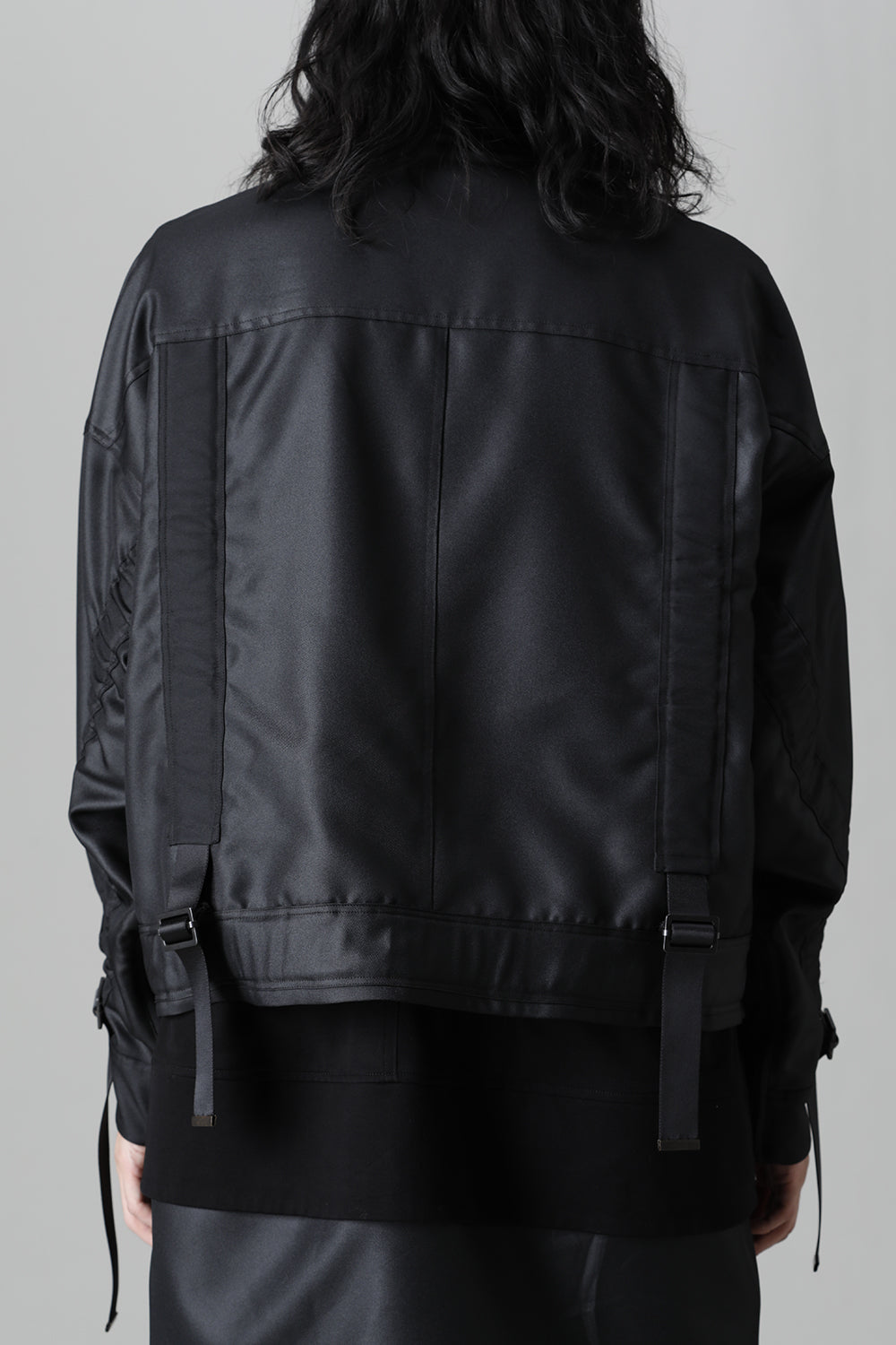 Polyester Twill Blouson Black
