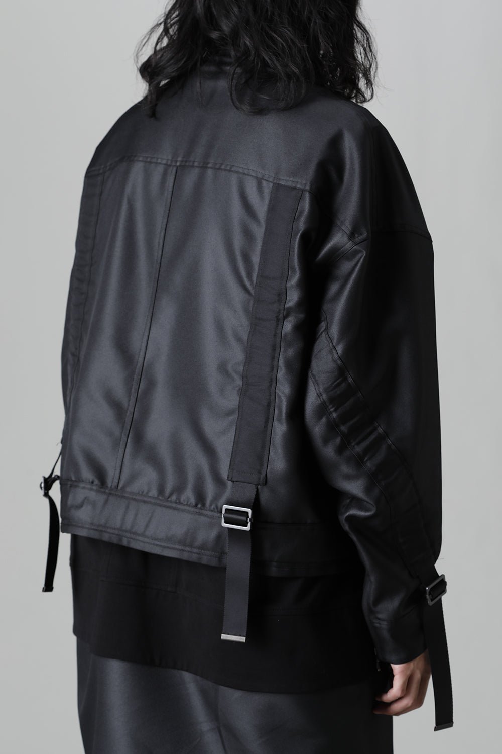 Polyester Twill Blouson Black