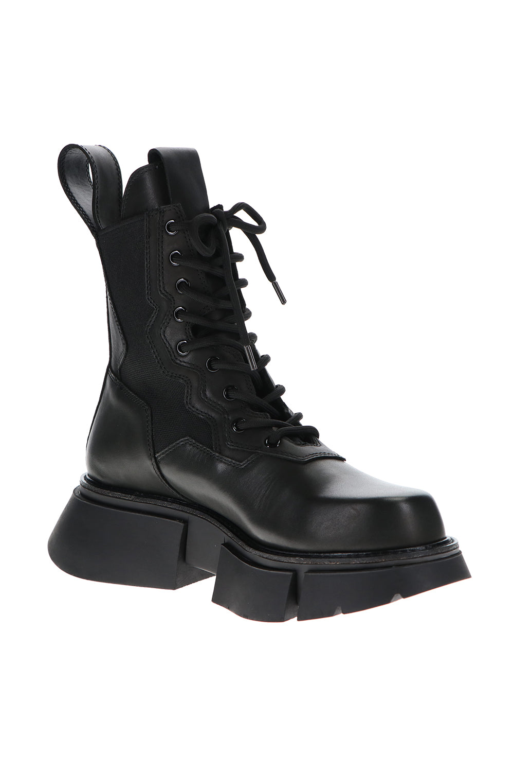 Side gore Military Sneakers Black