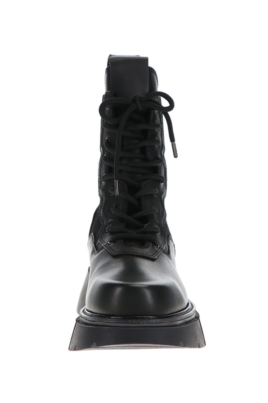 Side gore Military Sneakers Black