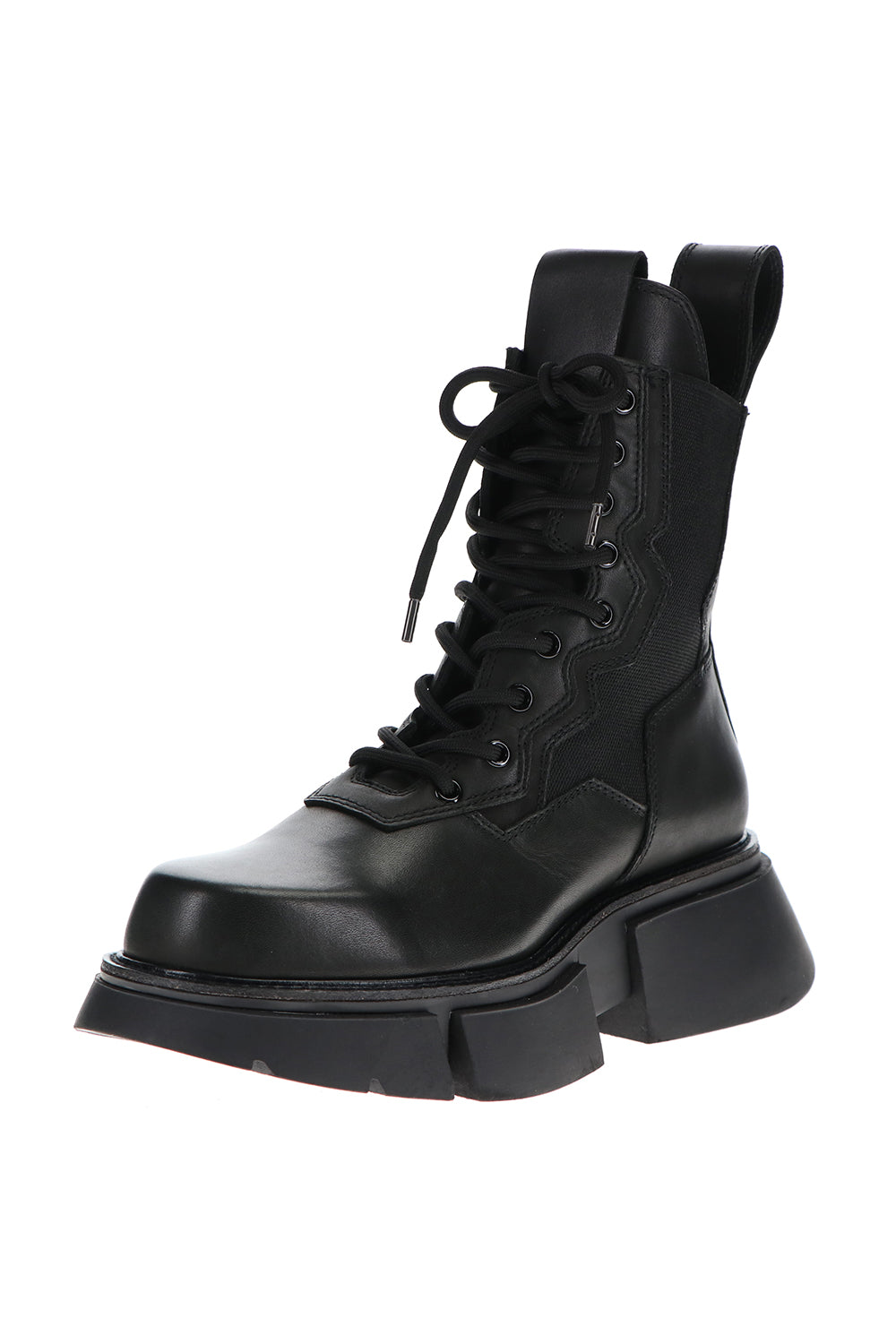 Side gore Military Sneakers Black