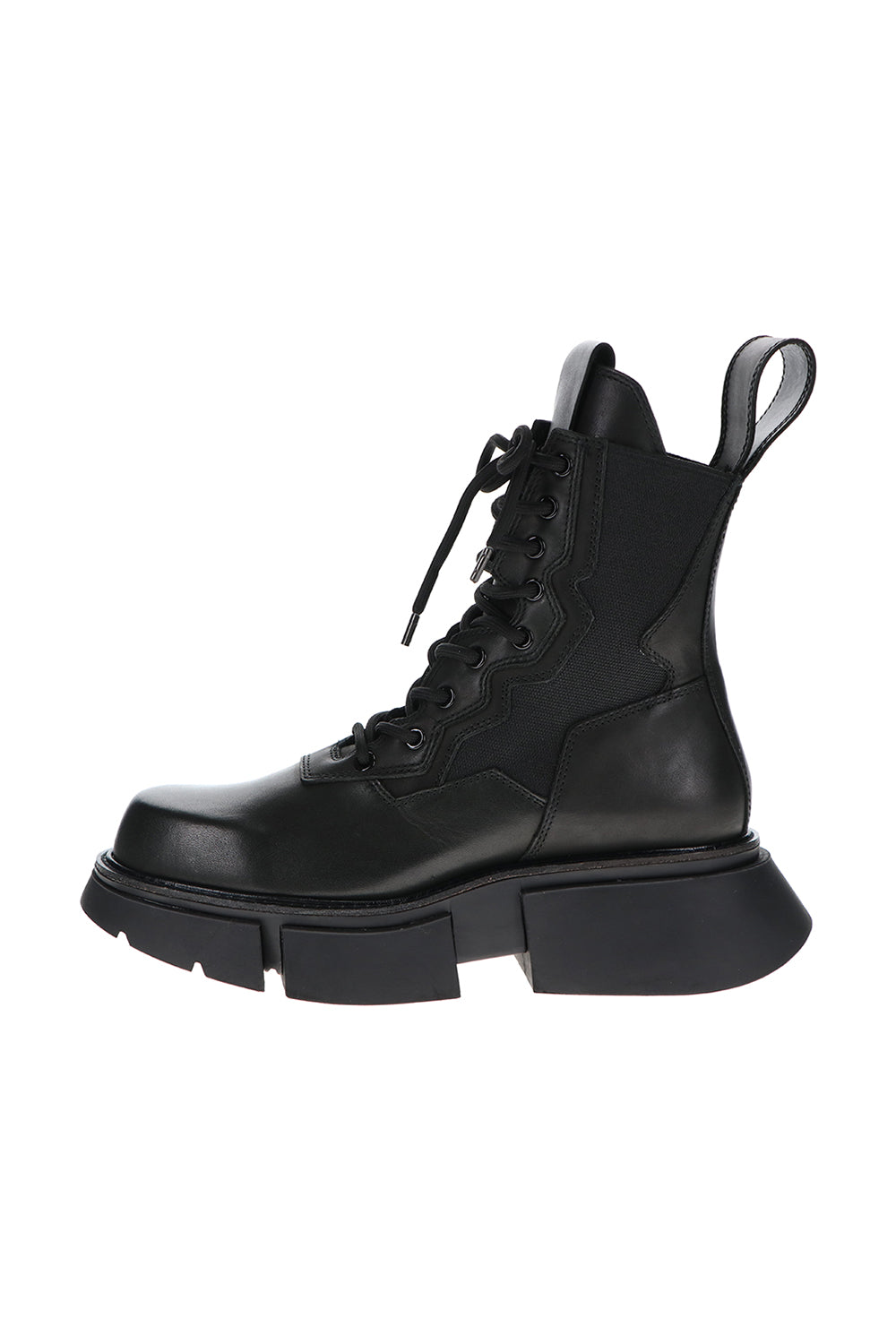 Side gore Military Sneakers Black