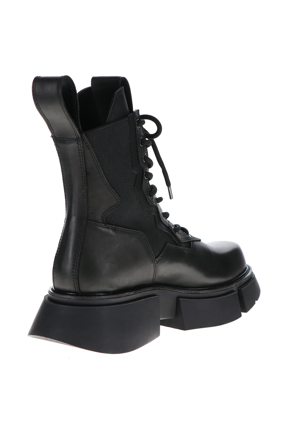 Side gore Military Sneakers Black