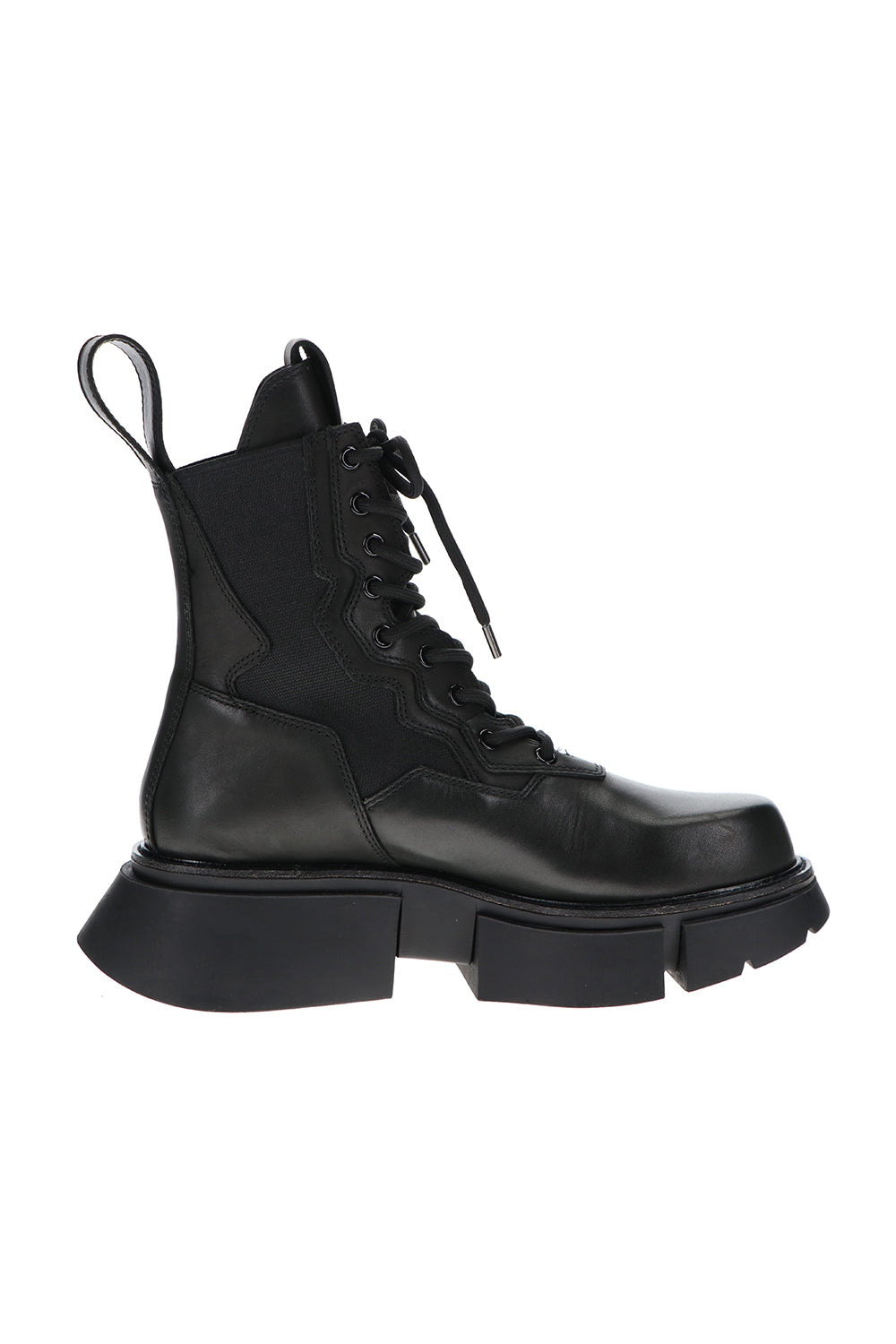 Side gore Military Sneakers Black