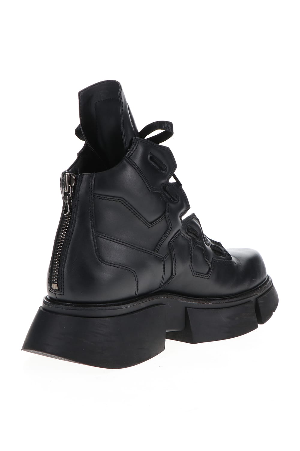 Cow Skin Boots  Black