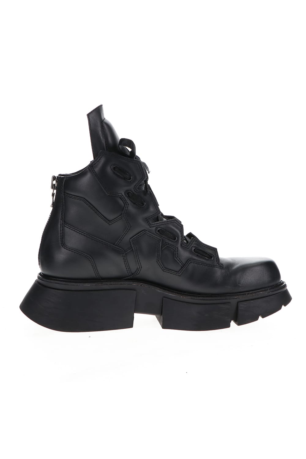 Cow Skin Boots  Black