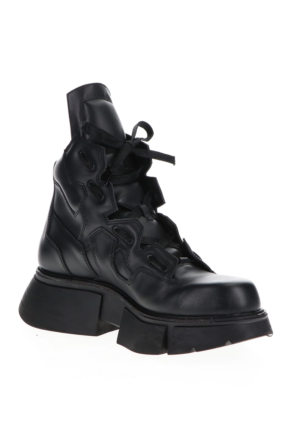 Cow Skin Boots  Black