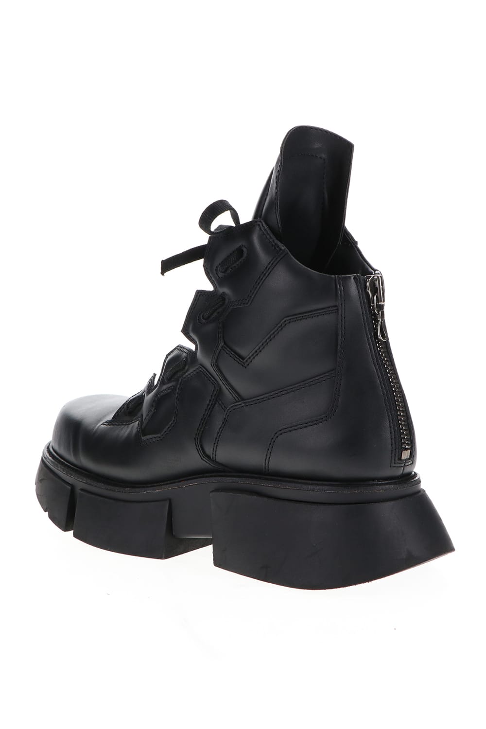 Cow Skin Boots  Black