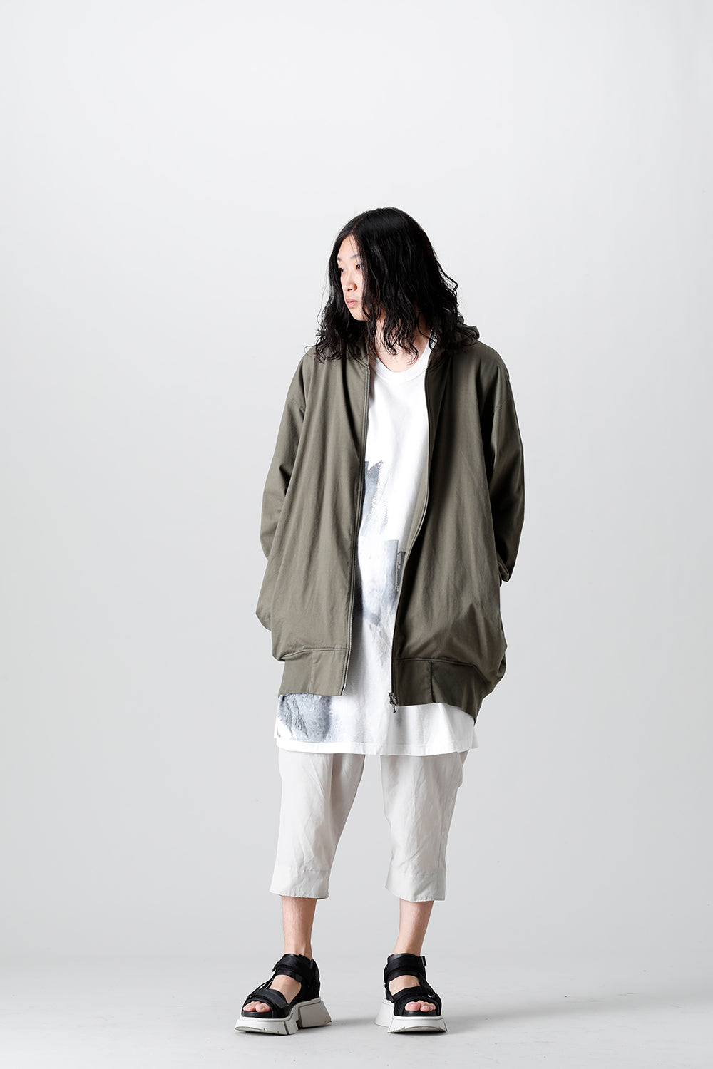 Twist Tuck Hoodie A.Green