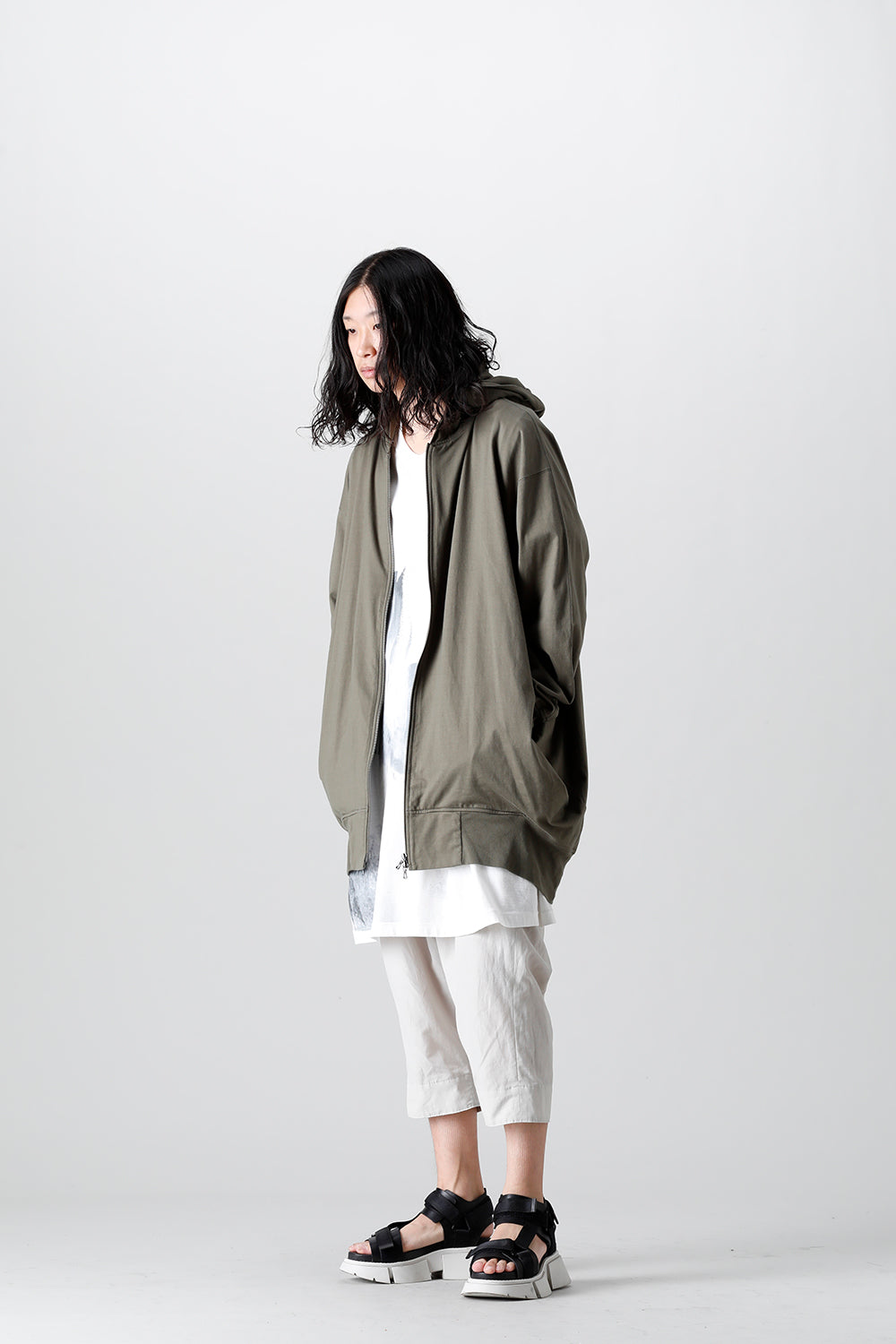 Twist Tuck Hoodie A.Green