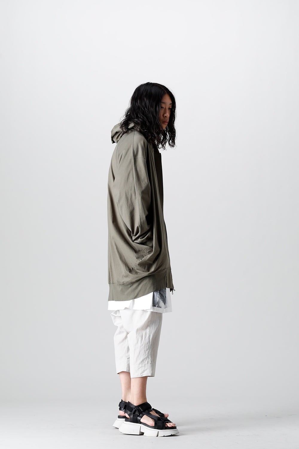 Twist Tuck Hoodie A.Green