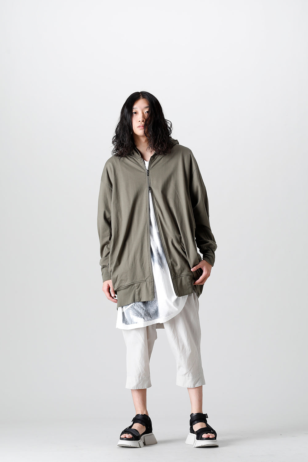 Twist Tuck Hoodie A.Green