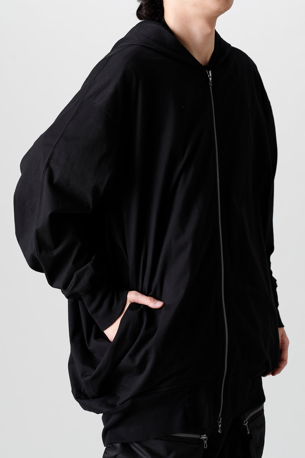 Twist Tuck Hoodie Black