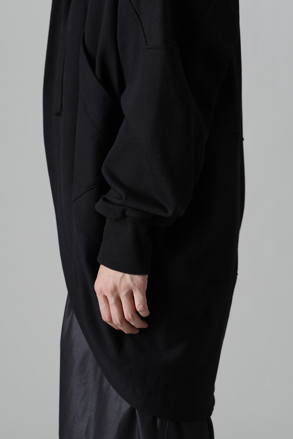 Cotton Sweat Cut&Sewn Black