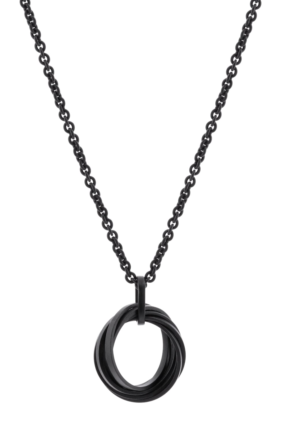 Brass Necklace  Black