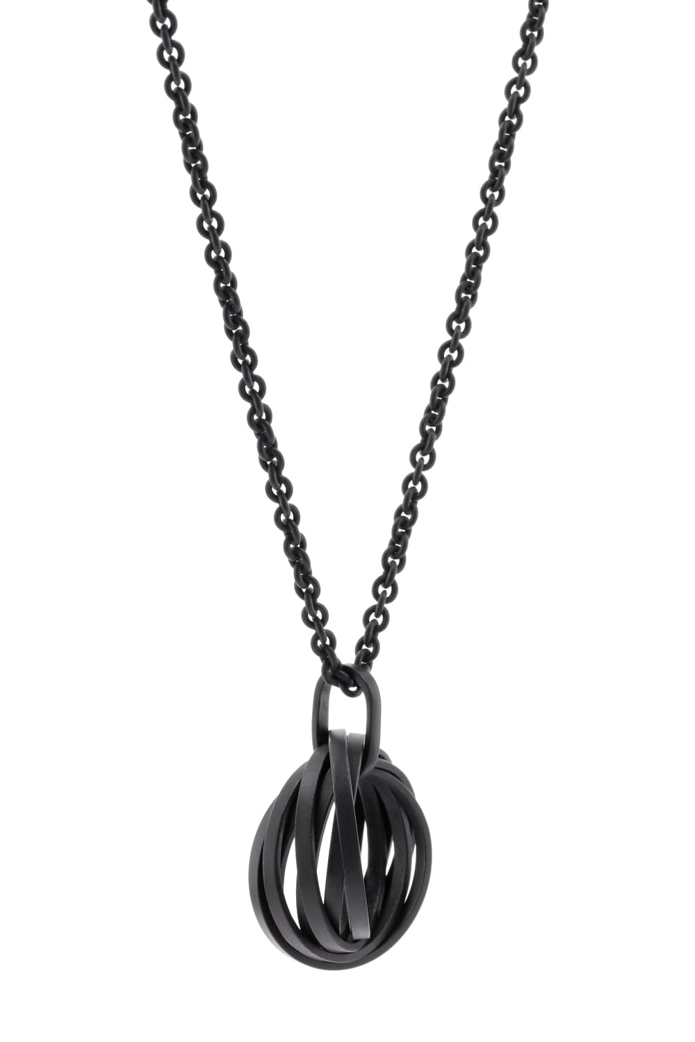 Brass Necklace  Black