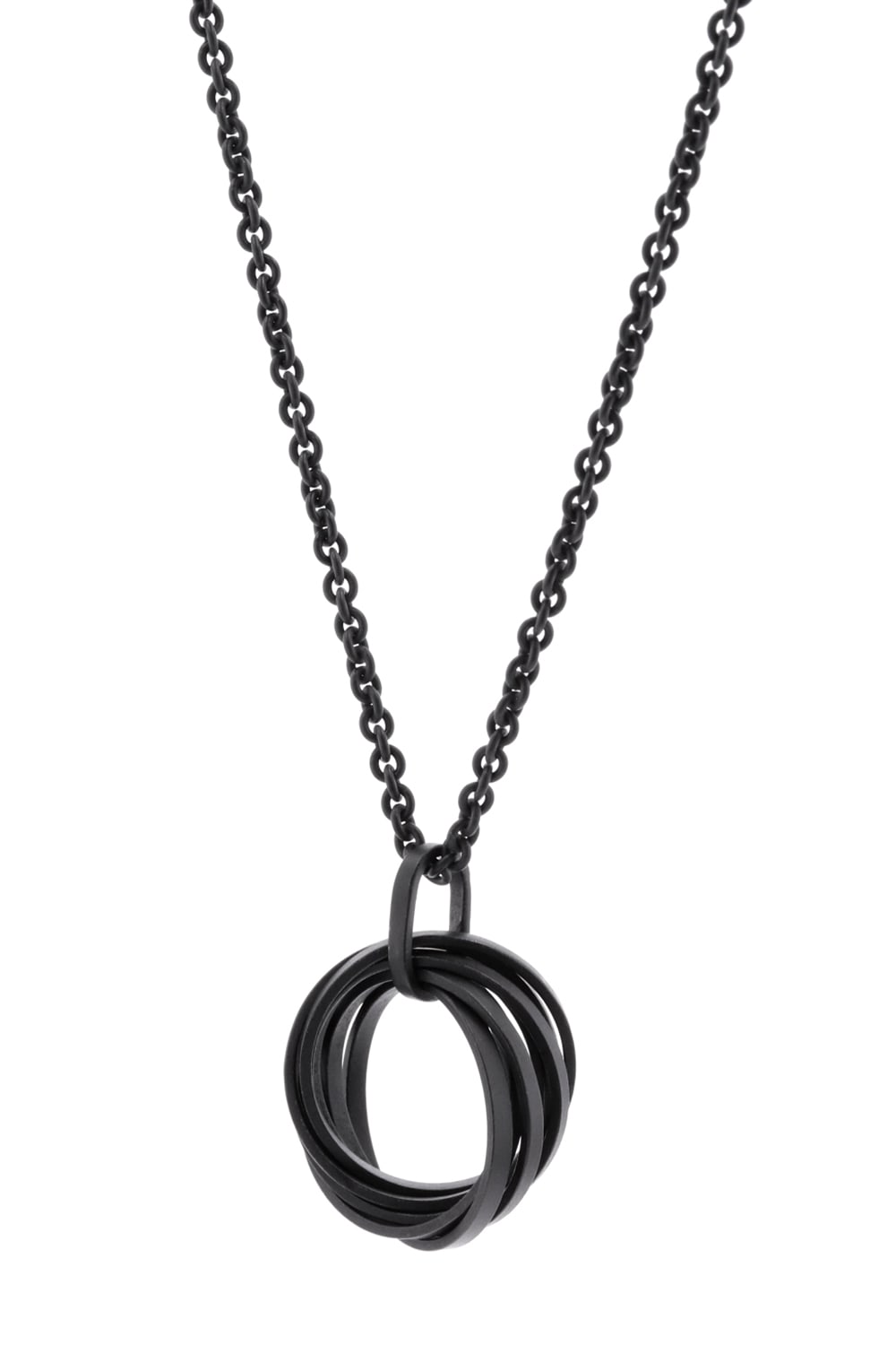 Brass Necklace  Black