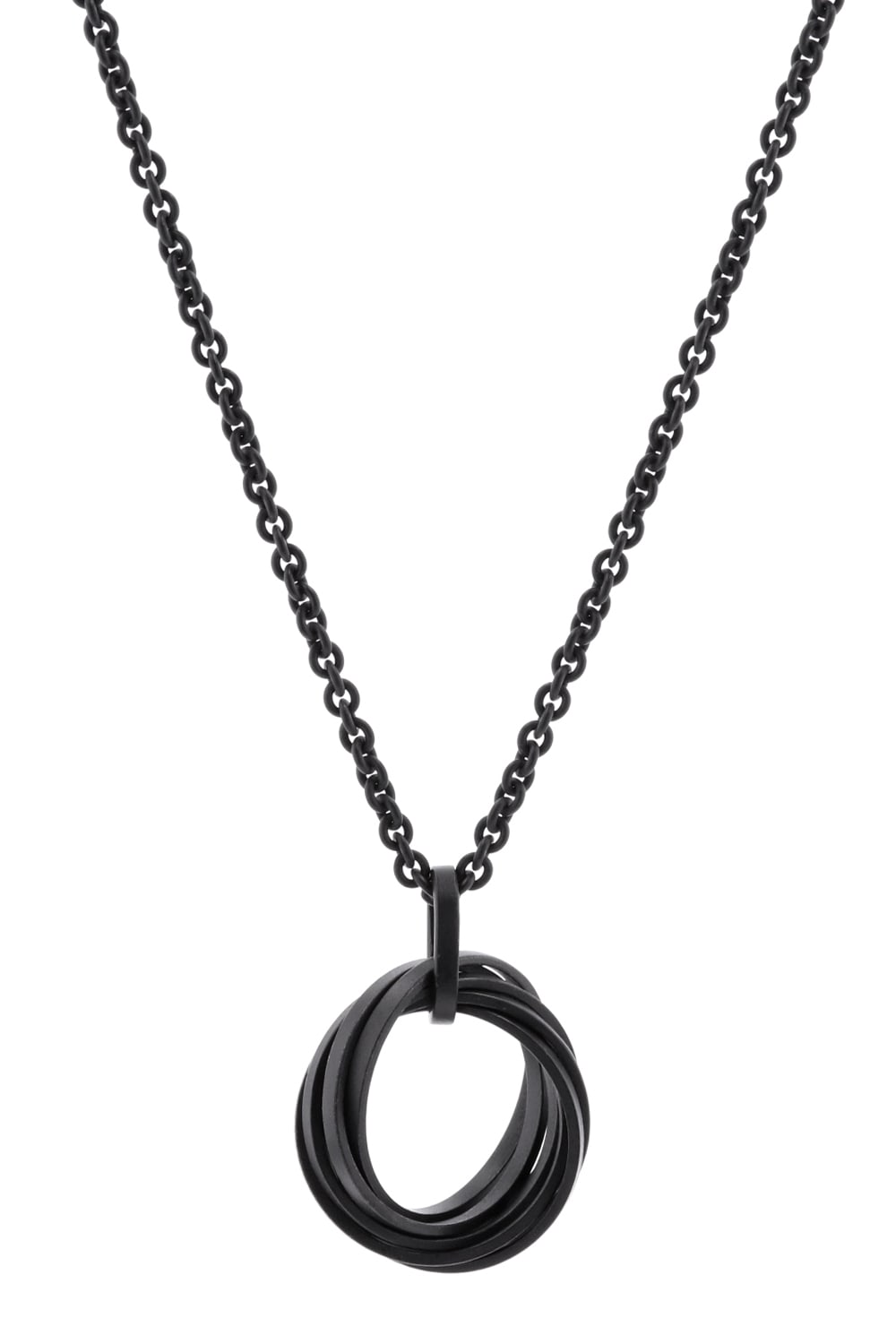 Brass Necklace  Black