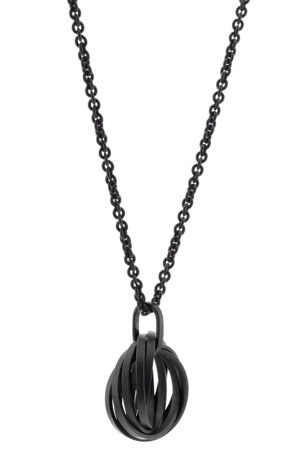 Brass Necklace  Black