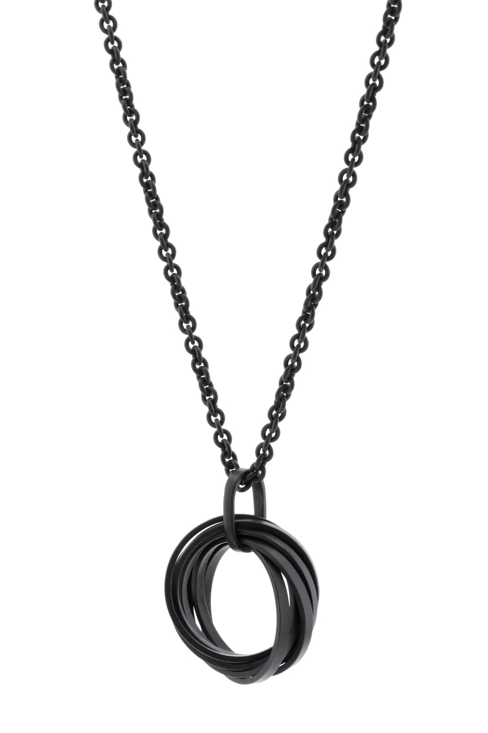 Brass Necklace  Black