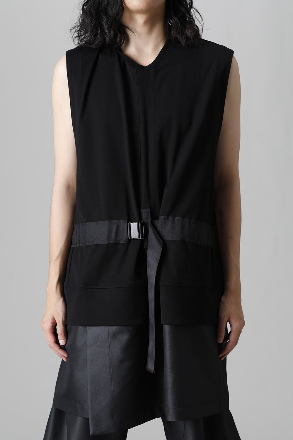 Mercerized Cottonn Jersey Vest