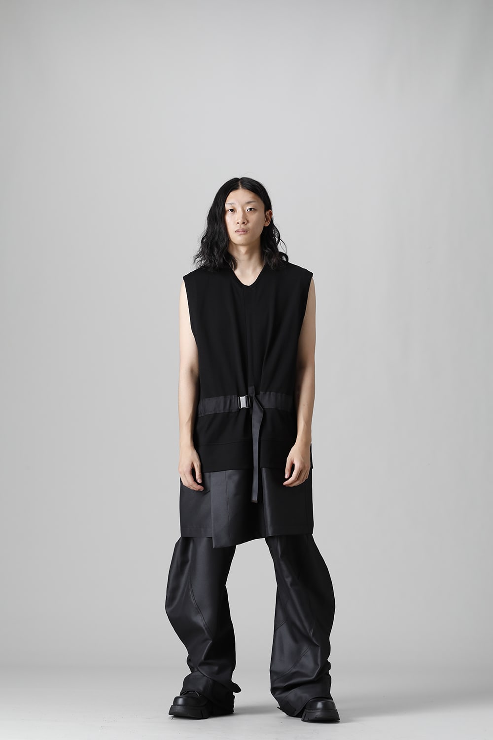 Mercerized Cottonn Jersey Vest