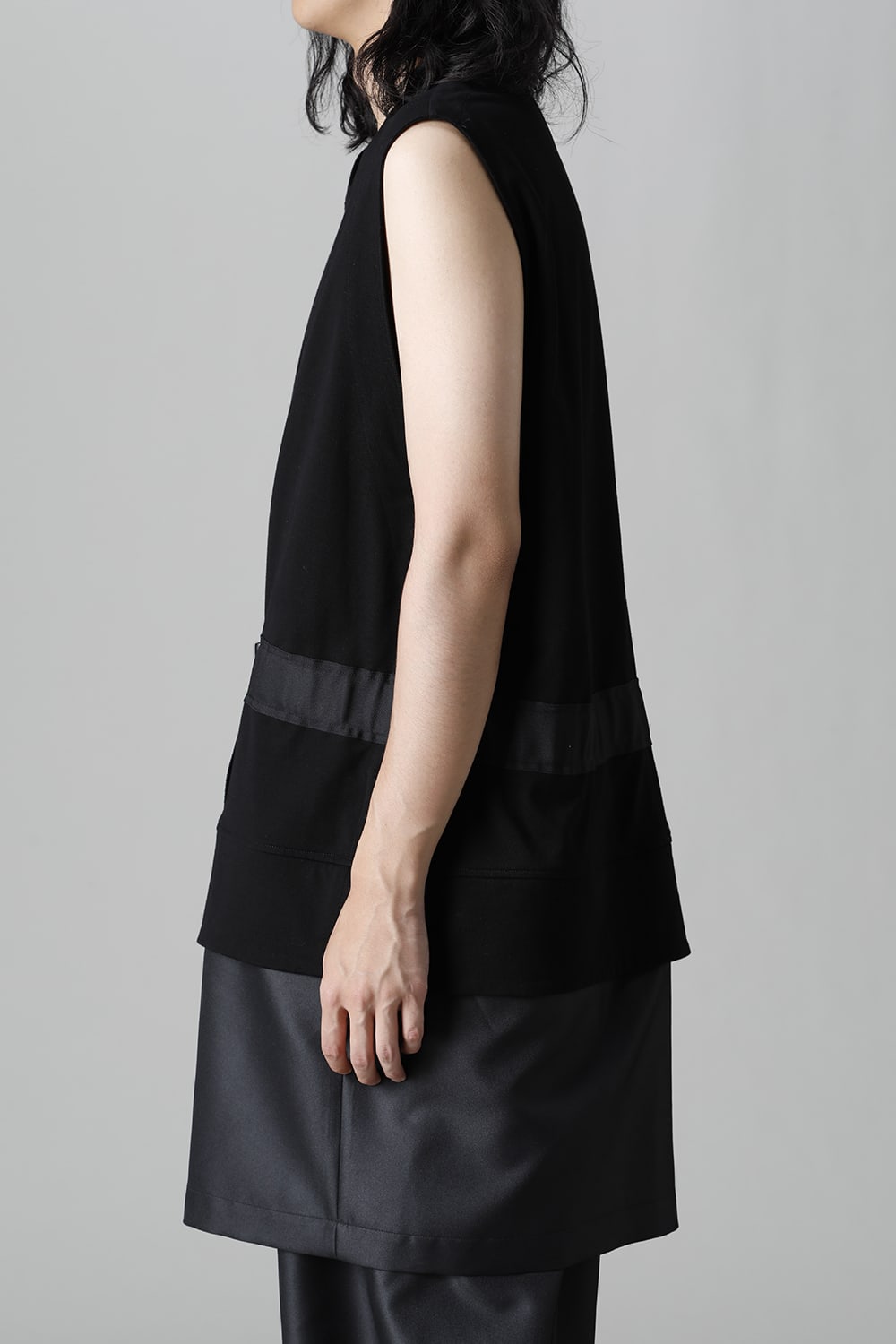 Mercerized Cottonn Jersey Vest