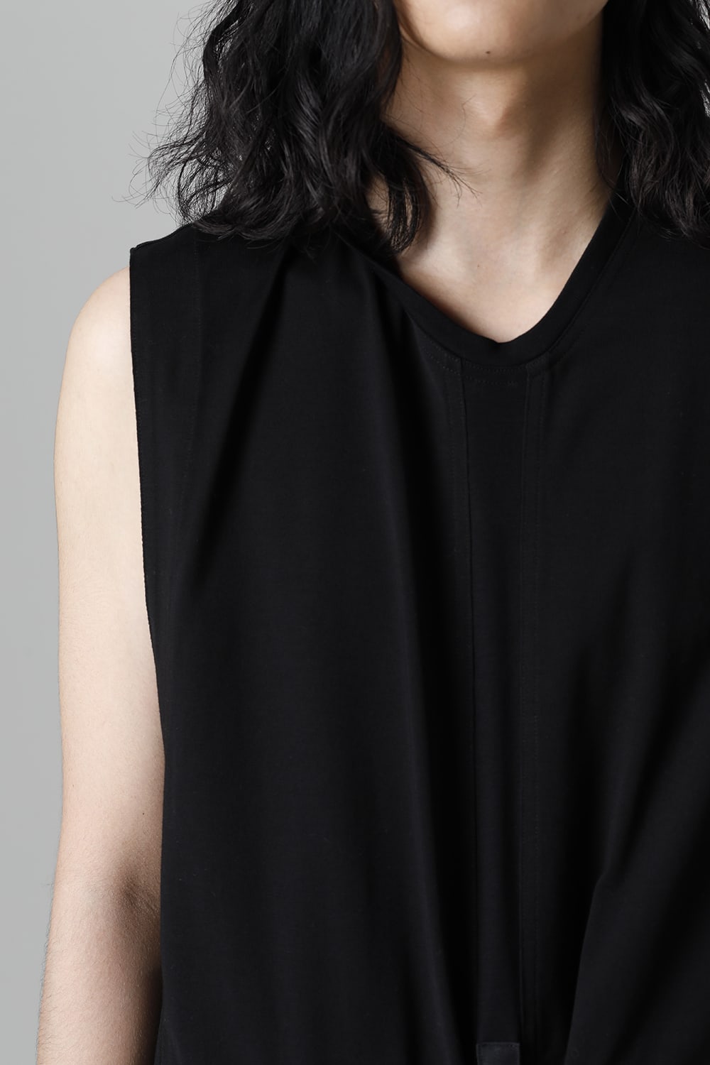 Mercerized Cottonn Jersey Vest