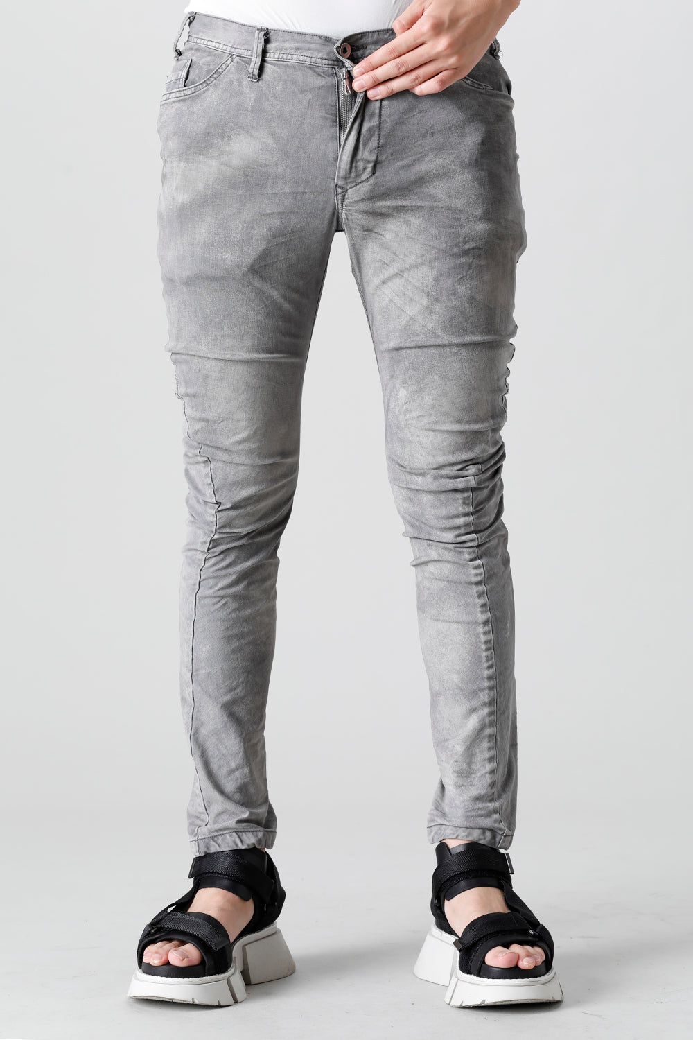 Indirect Skinny Denim Gray